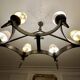 Brutalist style chandelier