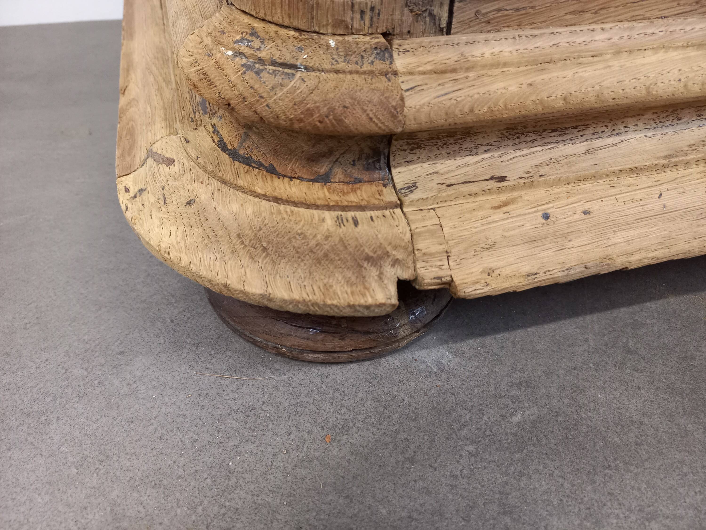 Louis XV oak sideboard