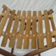 Vintage foldable fishing stool