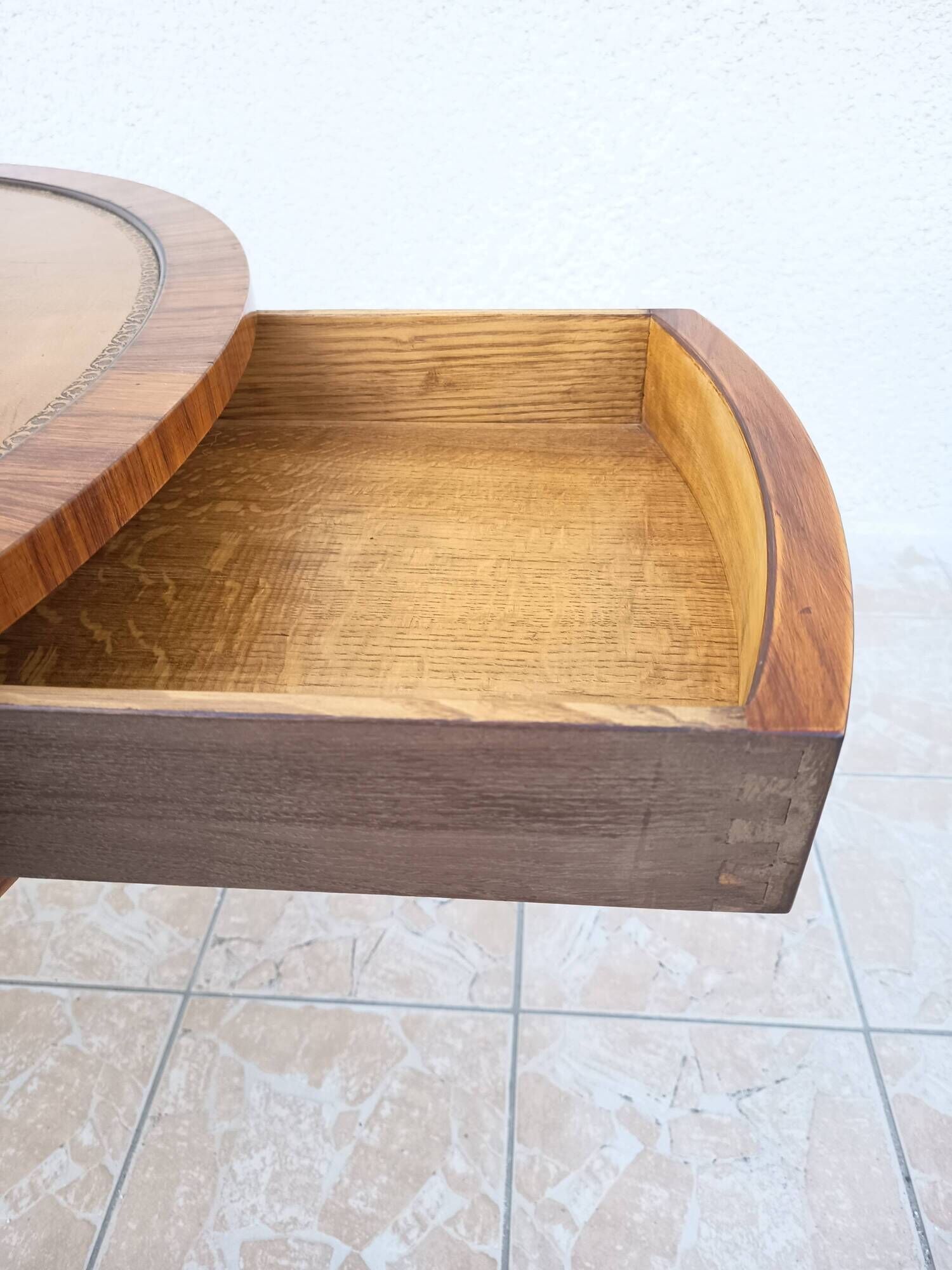 Louis XVI style game table in precious wood