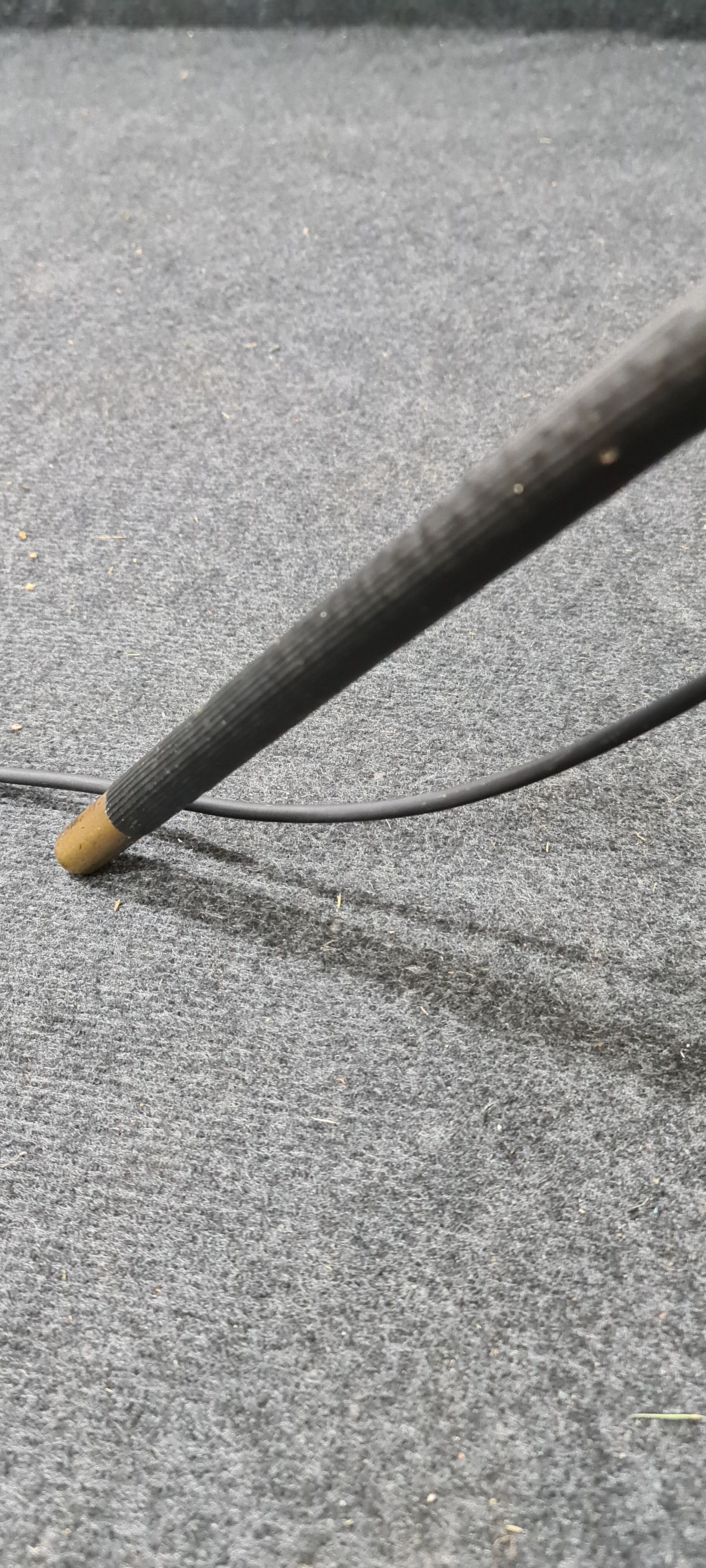 Vintage from the 50s curved floor lamp .