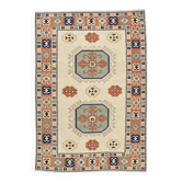 Tapis vintage grand format beige orange 7x10 Vimtage, 203x292 cm