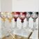 Amaris Nachtmann 6 Large Iridescent Colored Crystal Wine and Water Glasses