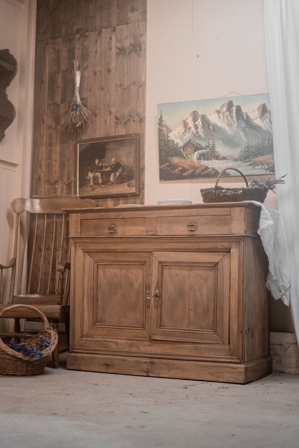 Renovated antique sideboard