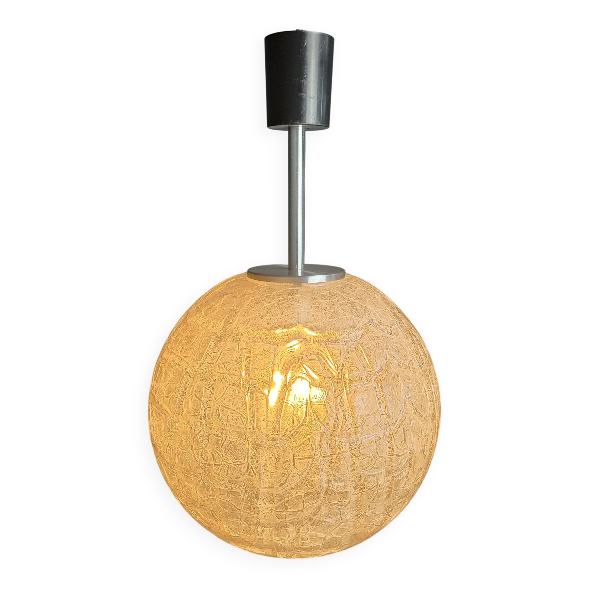 Vintage pendant light by Doria Leuchten, 1960s