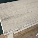 Side table in gray patinated oak