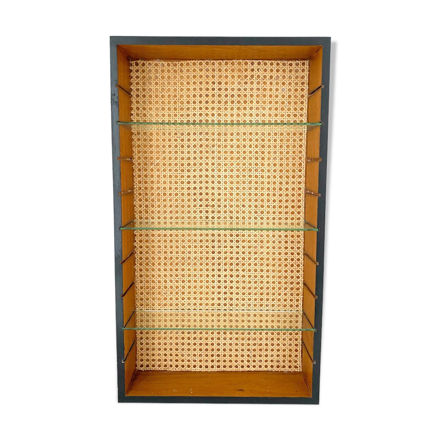 Wooden wall shelf and canning