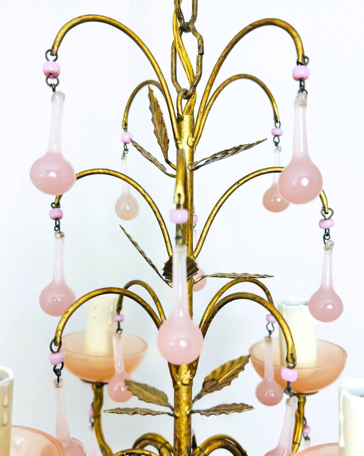 Murano Drop Pendant Light 1930s