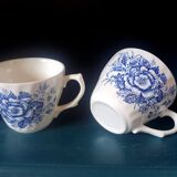 Duo of English porcelain cups