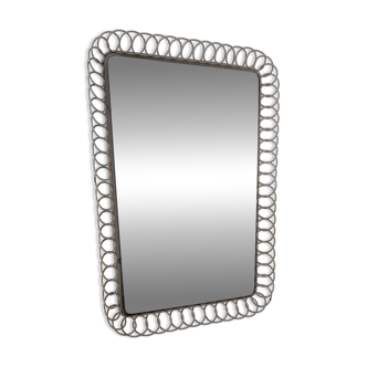 Twisted metal mirror from the 1960s.