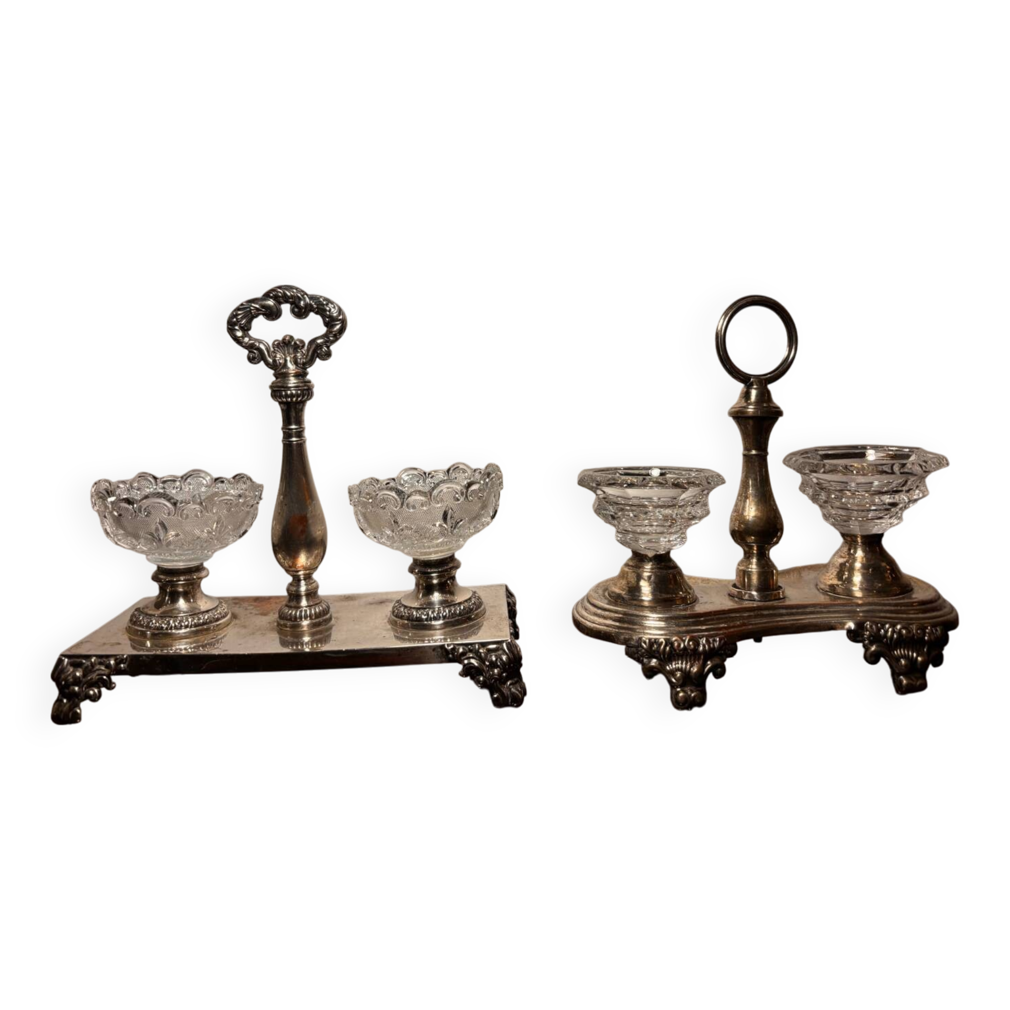 Two double cellars including Baccarat Crystal
