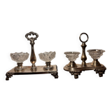 Two double cellars including Baccarat Crystal