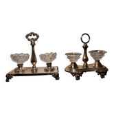 Two double cellars including Baccarat Crystal