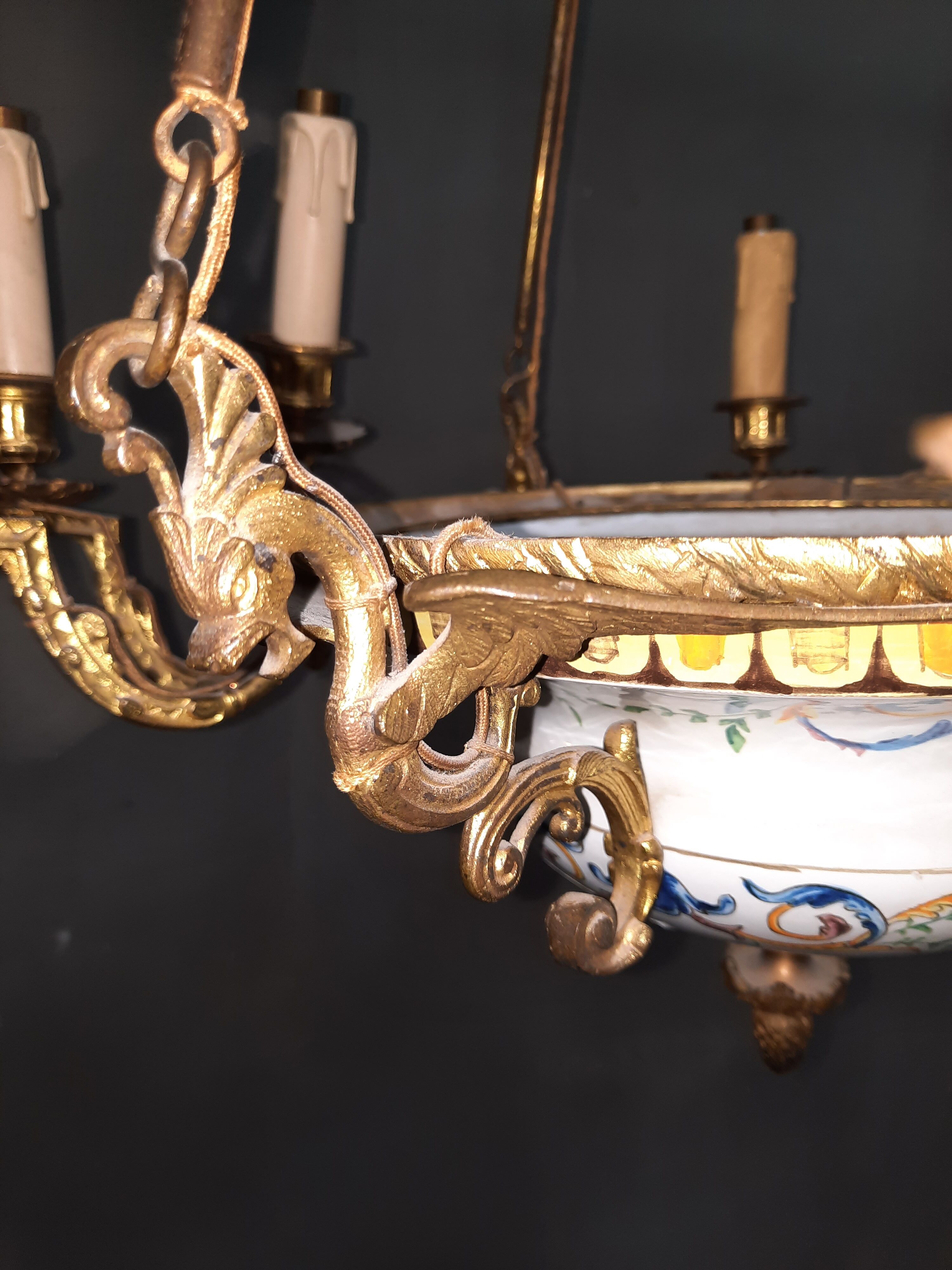 Suspension à 9 lumière