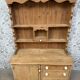 Antique English two-body buffet in solid pine (renovated)