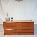 Mid century danish double drawers by Steens