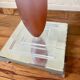 Selette table d’appoint design verre roche bobois