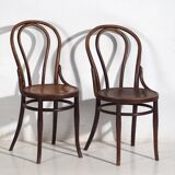 Anciennes chaises Thonet n°18 (c.1930). Ensemble de 4 pièces #10