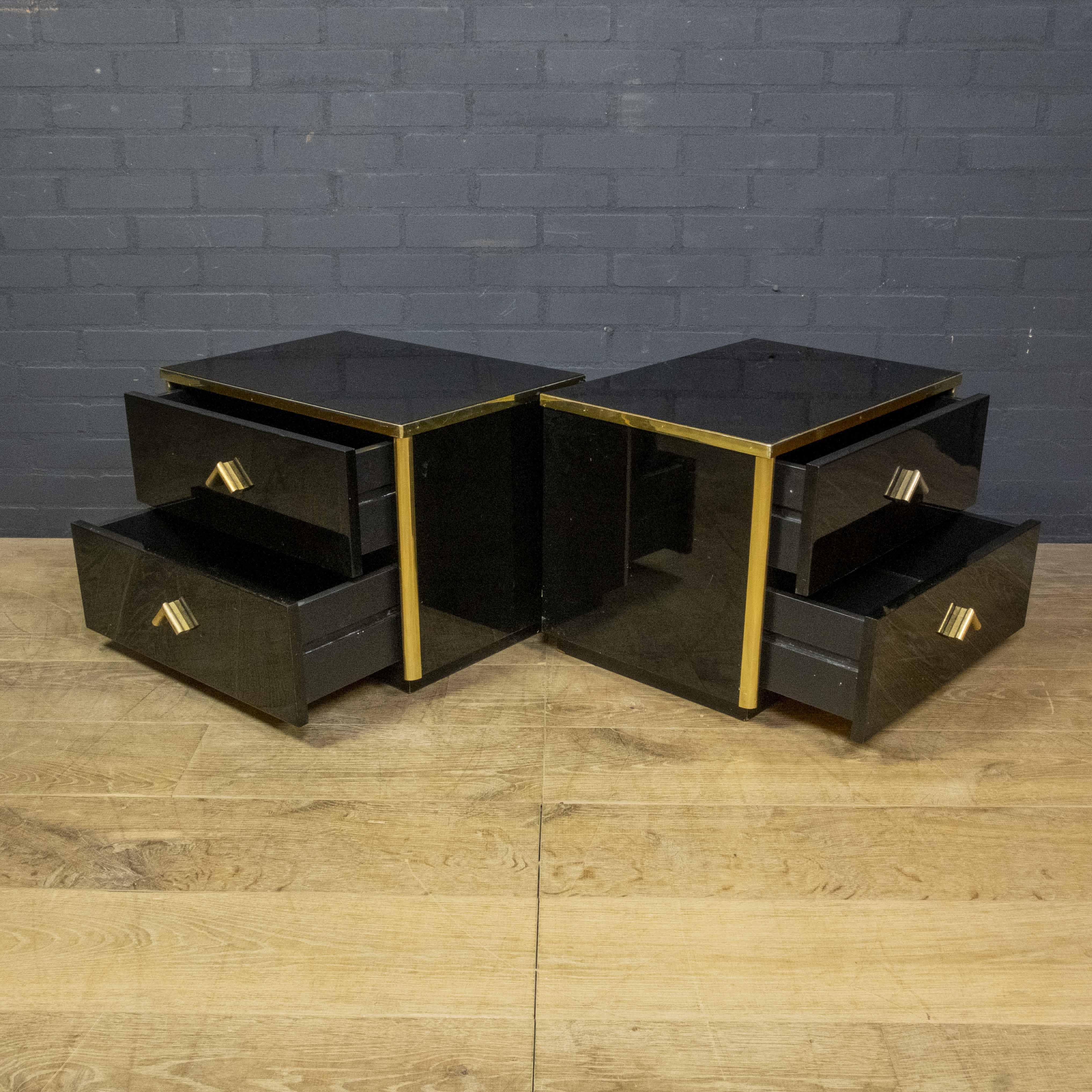 Set of vintage bedside tables