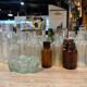 Lot 37 vials small glassware decor pharmacy 1920'