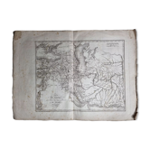 Carte de l'empire des Parthes extraite de l'Atlas des l'histoire des empereurs de 1819, 48 x 34 cm