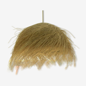 Palm straw hanging lustre bohème vegetable fibre