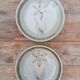 6 Sarreguemines deep plates