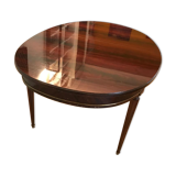 Louis XVI oval table in mahogany, 2 extensions
