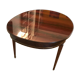 Louis XVI oval table in mahogany, 2 extensions