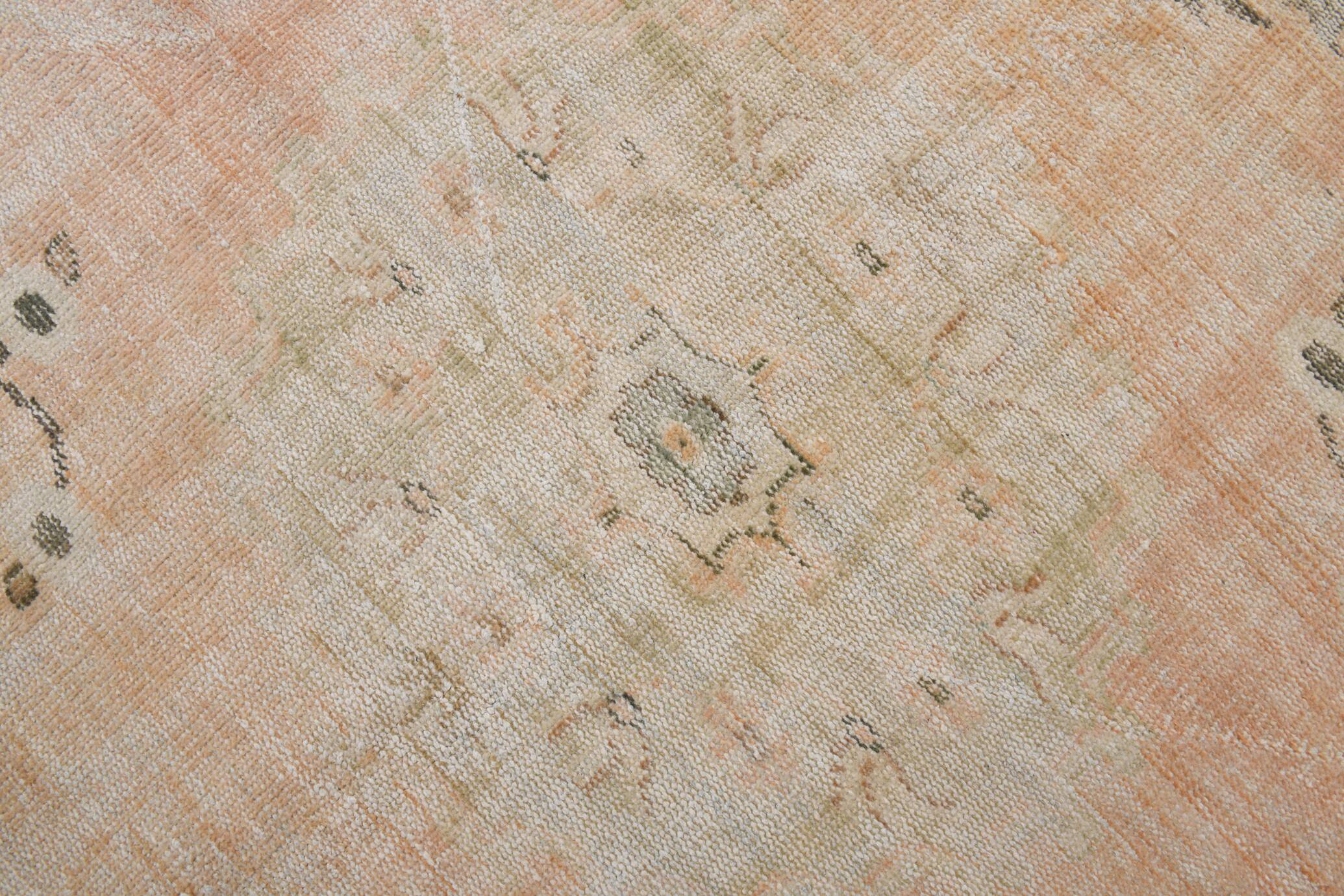 Turkish Vintage Rug, 196x288 Cm