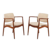 Captains chairs by Erik Buch for Ørum Møbler, Denmark, 1960s, set of 2