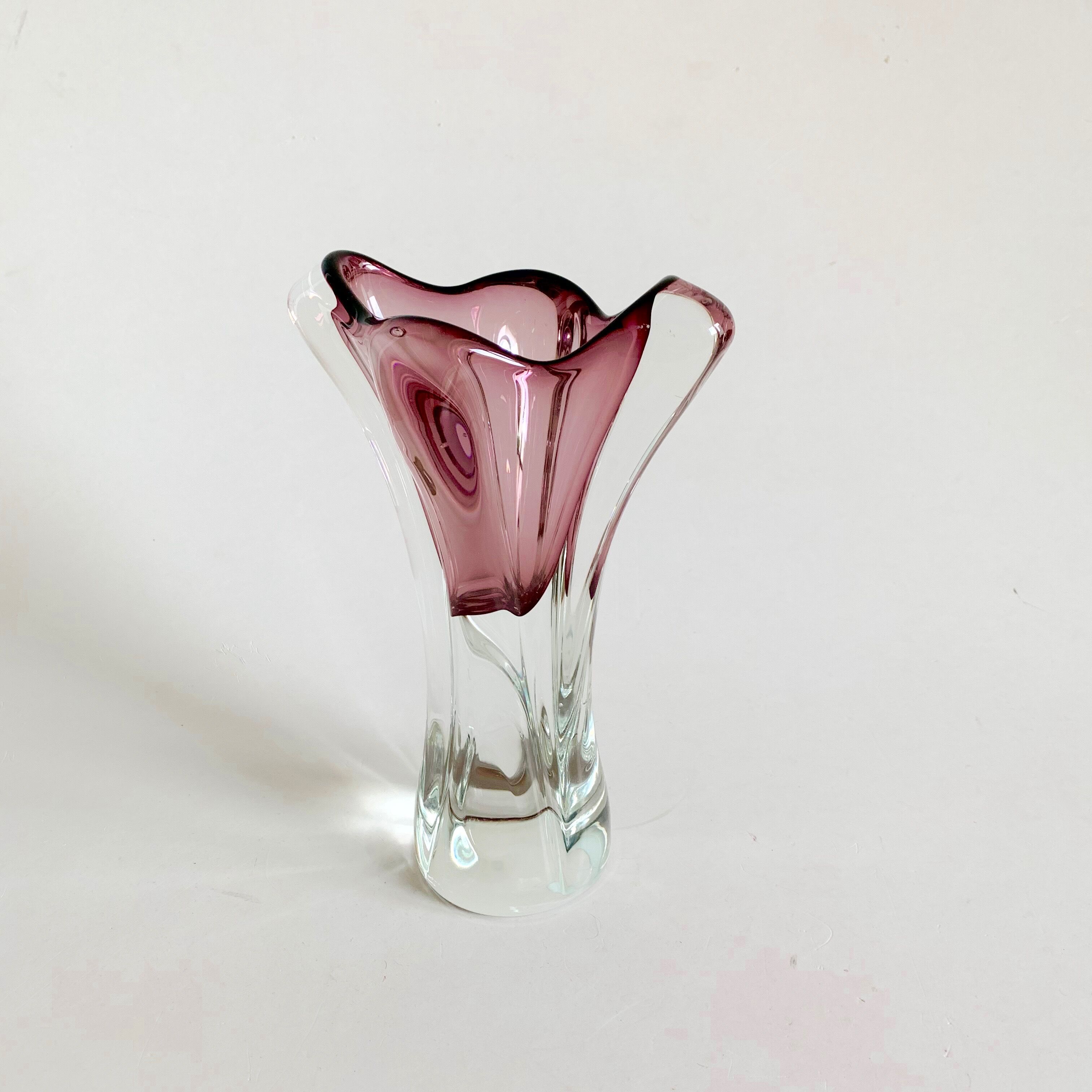 Vase by J. Hospodka for Chribska Sklarna, Czechoslovakia, 1960s