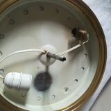 Double chiseled glass ceiling light