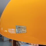 Vintage opaline orange pendant lamp “viro”
