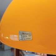 Suspension vintage opaline orange " viro "