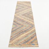 2x8 Scandinavian Kilim Runner Rug, 73x255Cm