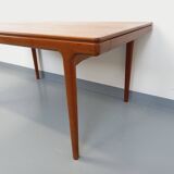 Vintage rectangular Scandinavian dining table by Johannes Andersen Samcom
