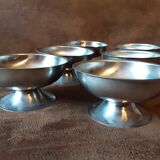 Set of 6 metal cups