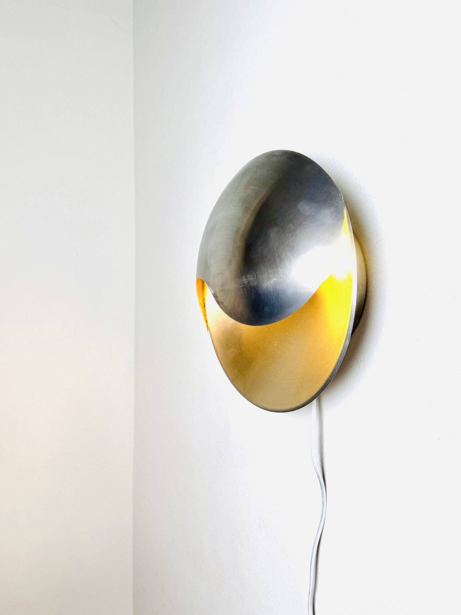 Yin-Yang C-1636 Wall Lamp By Hermian Sneyders De Vogel For Raak Amsterdam, The Netherlands 1960S