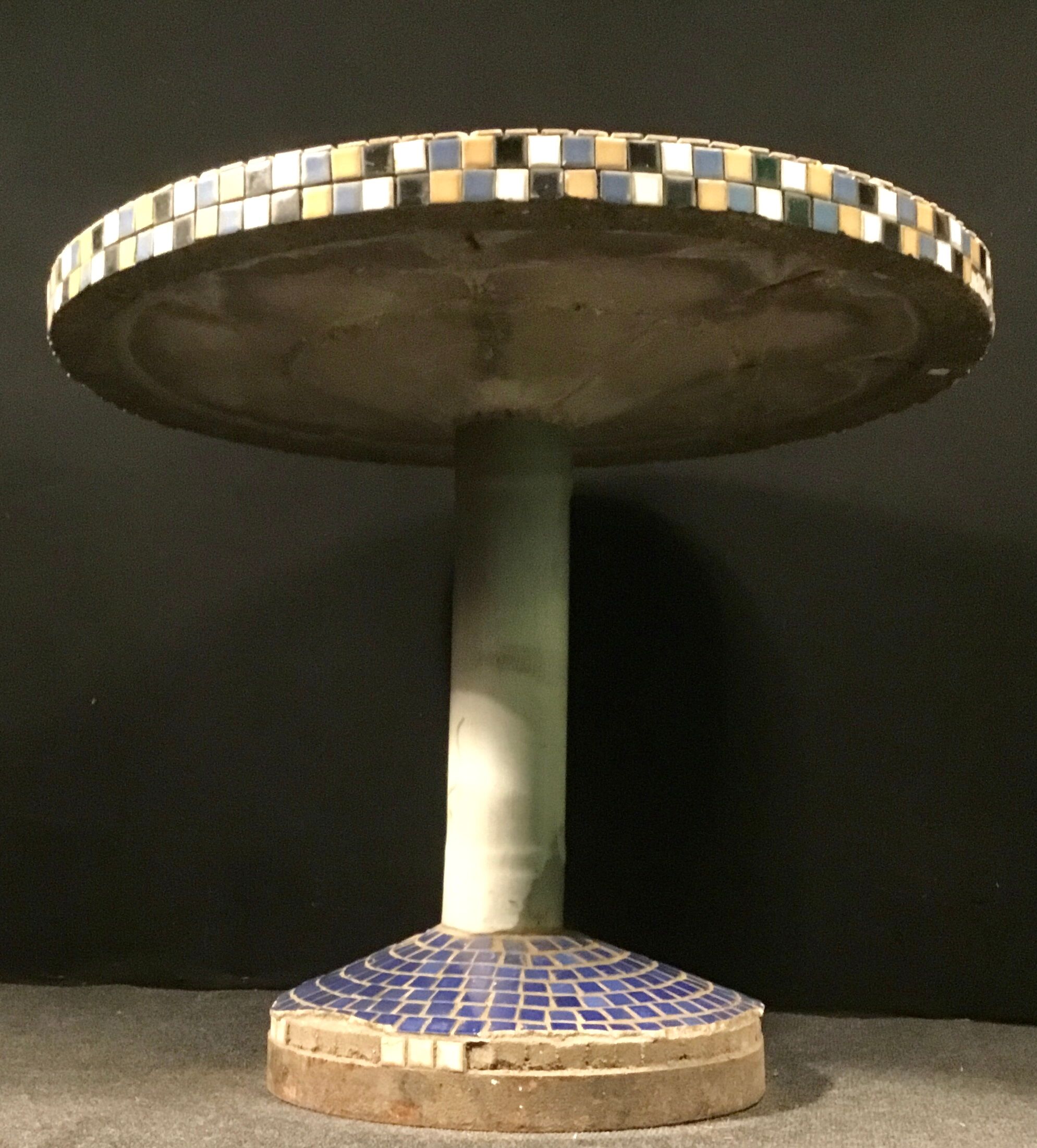 Ceramic garden table