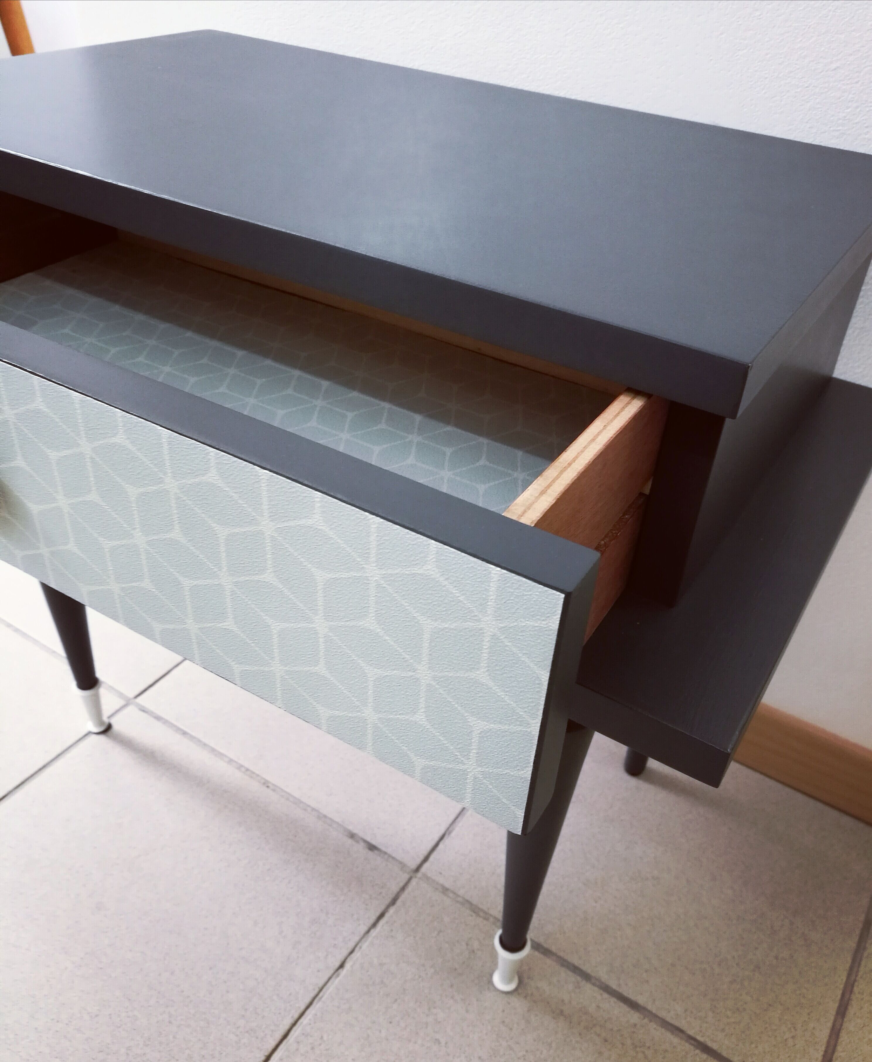 Vintage revisited bedside table