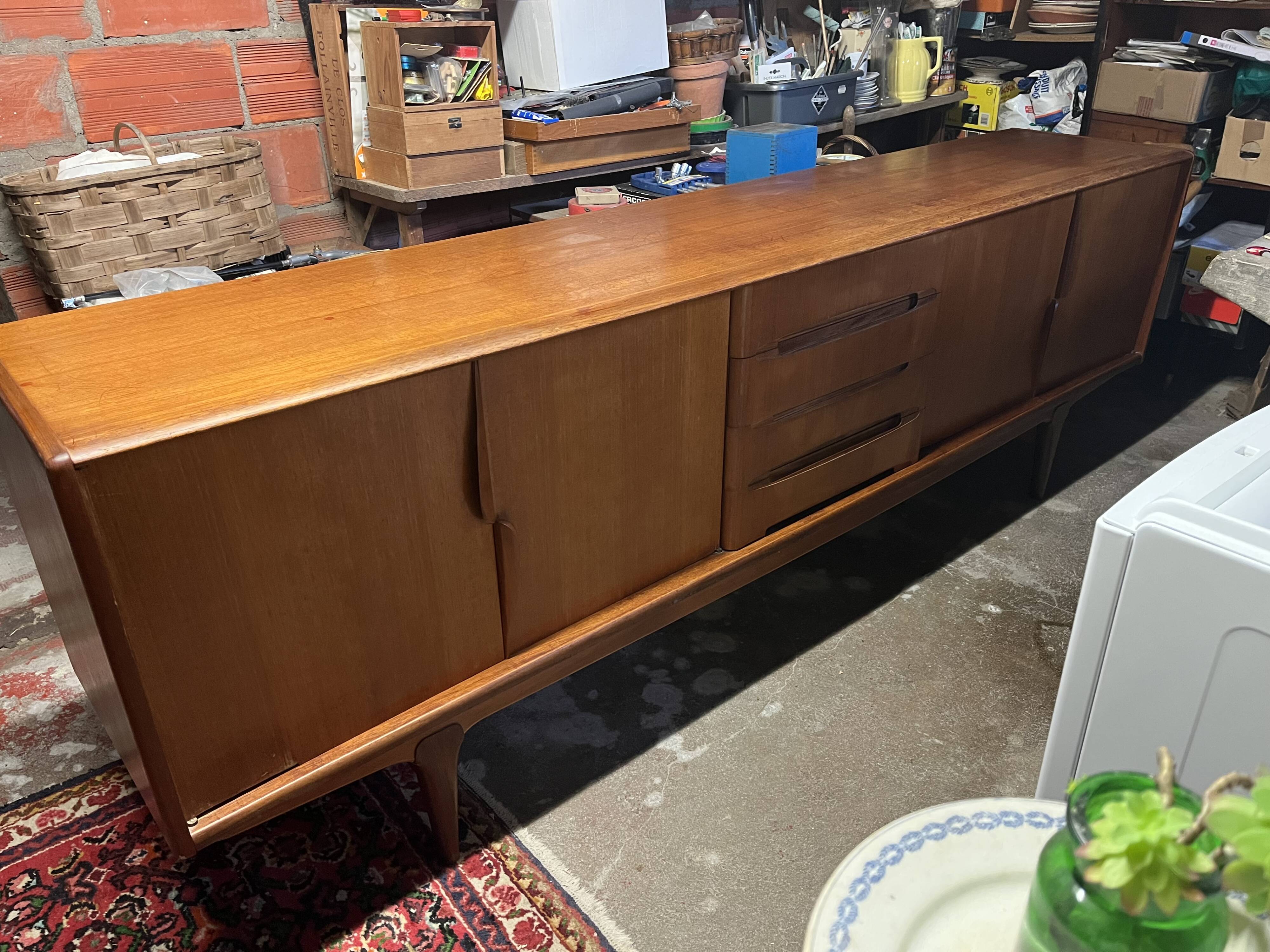 Scandinavian teak enfilade Simat, 1960s