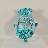 Ceramic wall lamp, 1970, handcrafted, mid-century, vintage