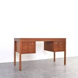 Mid-Century Danish Teak Desk from Domino Møbler, 1960s.