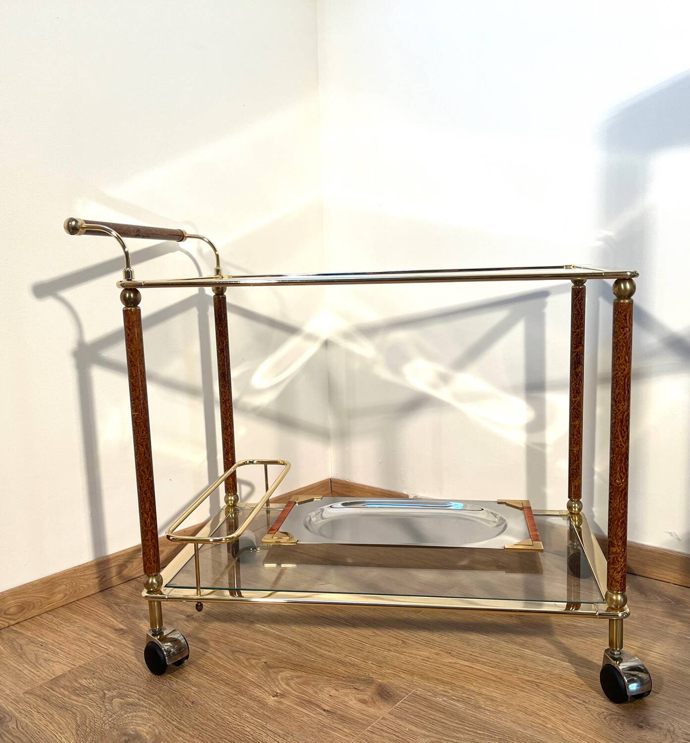 Chariot de bar Maison Lancel