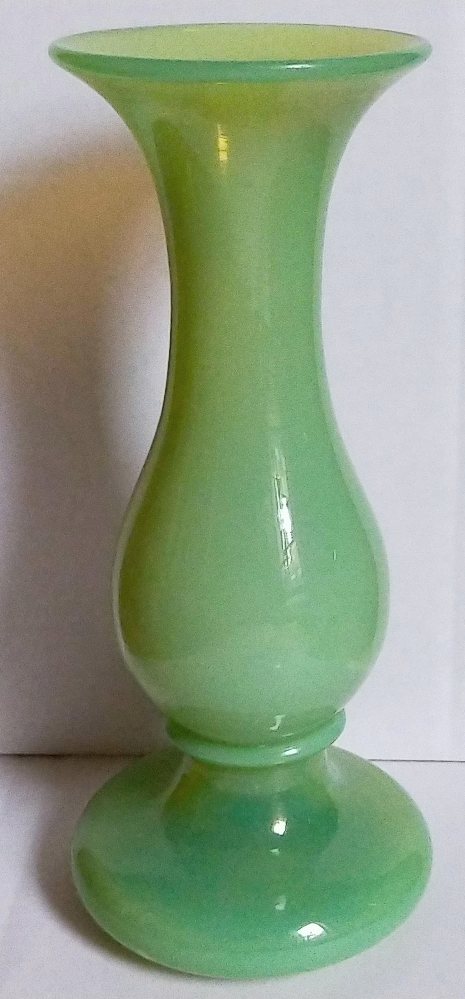 Opaline soliflore vase early twentieth century