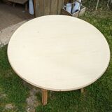 Rattan round table