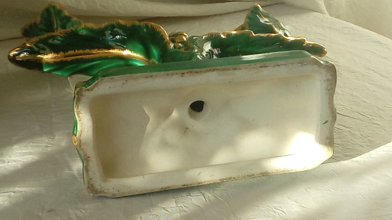 Pair of candlestick candlestick ceramic vallauris year 1950