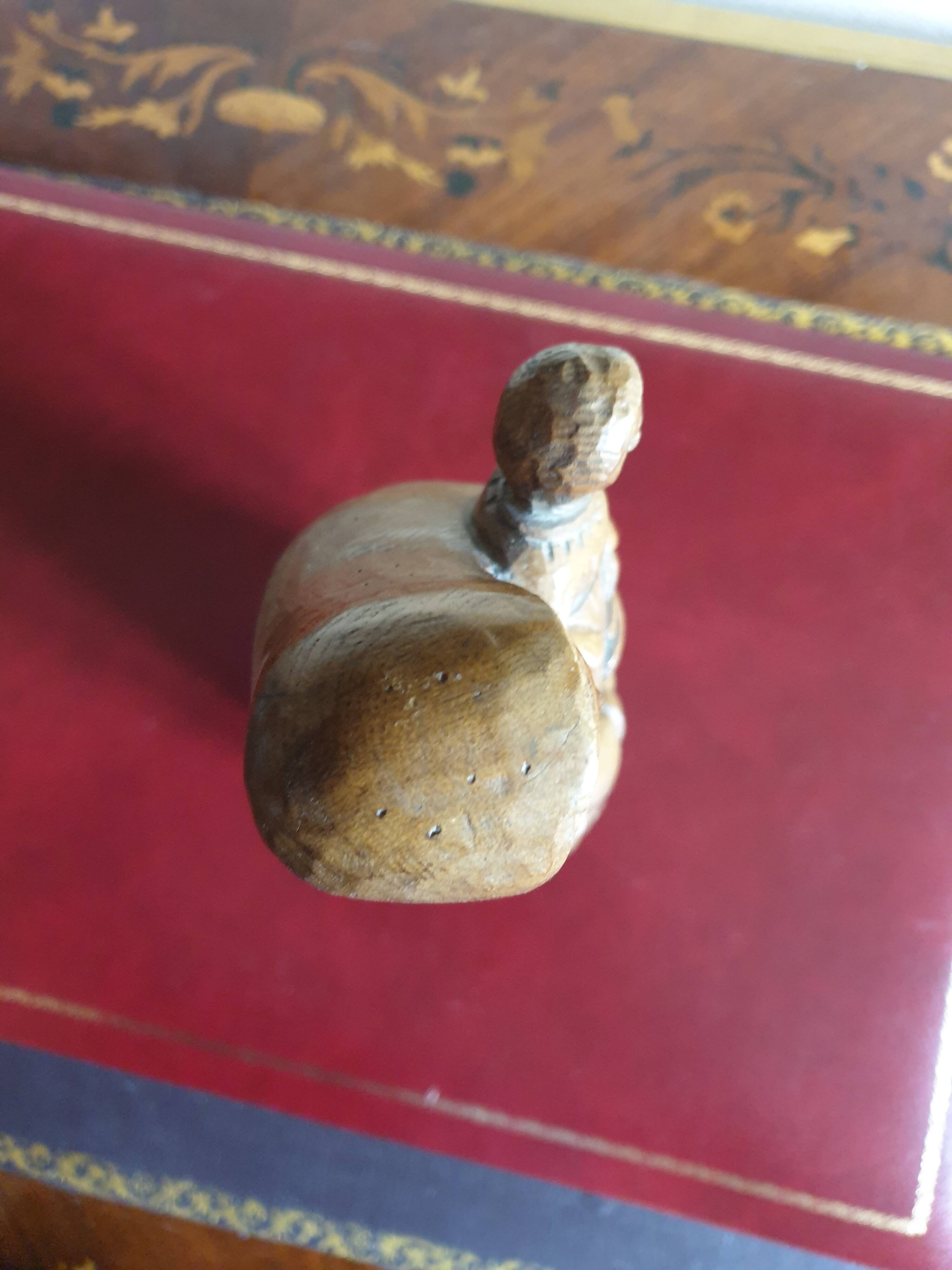 Holy Virgin and Child in wood 31 cm popular art late 19th century early 20th century