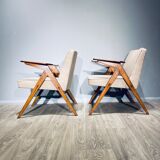 Pair of armchairs "Bunny" Proj. Józef Chierowski "Bunny" 1960'